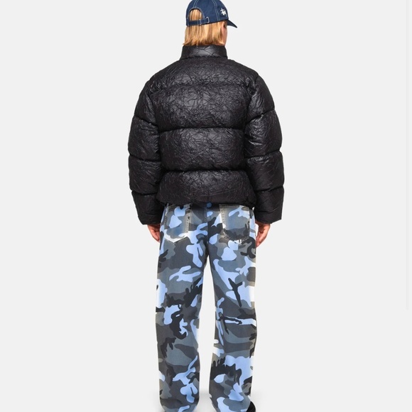 Stussy DOWN PUFFER WRINKLED NYLON size Large NWOT - Picture 7 of 16